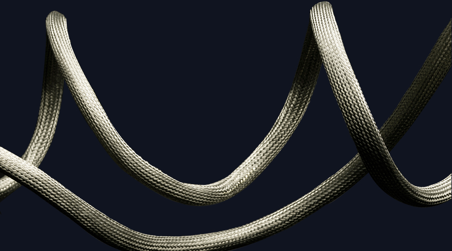 航空航天中降低飛行重量提供等同金屬的屏蔽性能——PBO鍍金屬纖維防波套